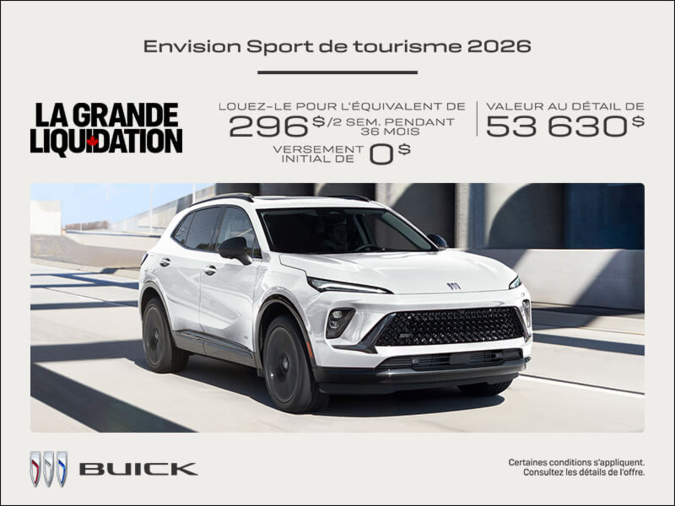 Procurez-vous la Buick Envision 2026