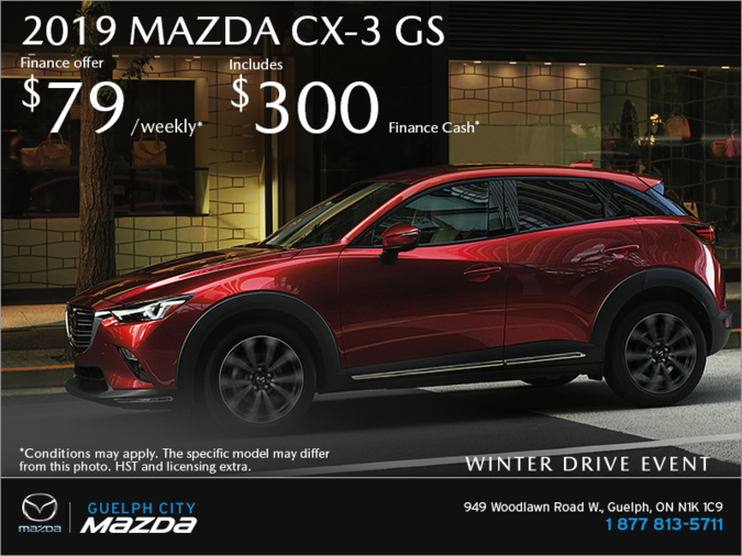 Guelph City Mazda - Get the 2019 Mazda CX-3 Today!