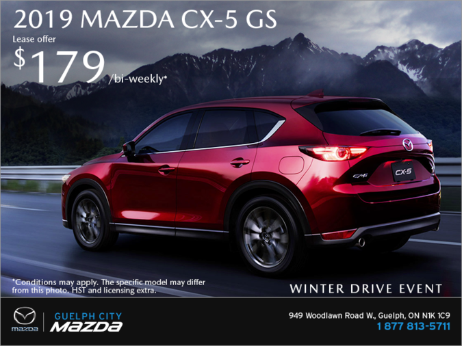 Guelph City Mazda - Get the 2019 Mazda CX-5 Today!
