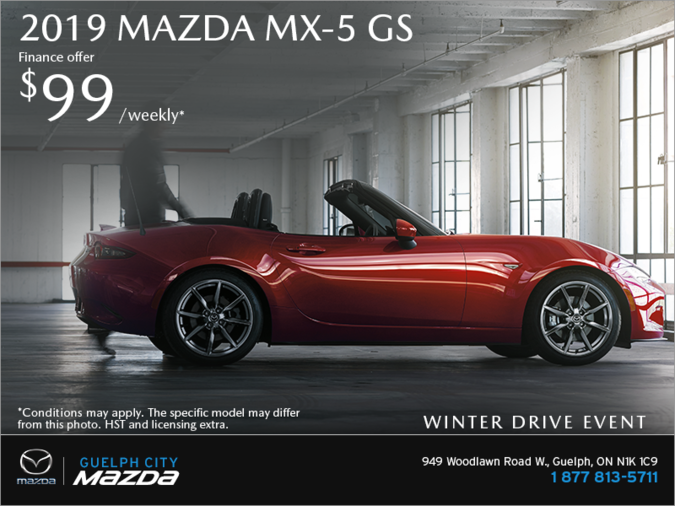 Guelph City Mazda - Get the 2019 Mazda MX-5 Today!