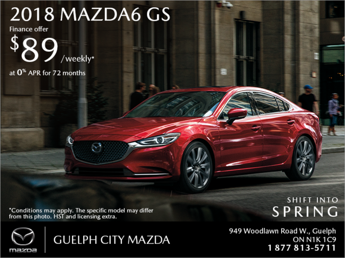 Guelph City Mazda - Get the 2018 Mazda6 Today!