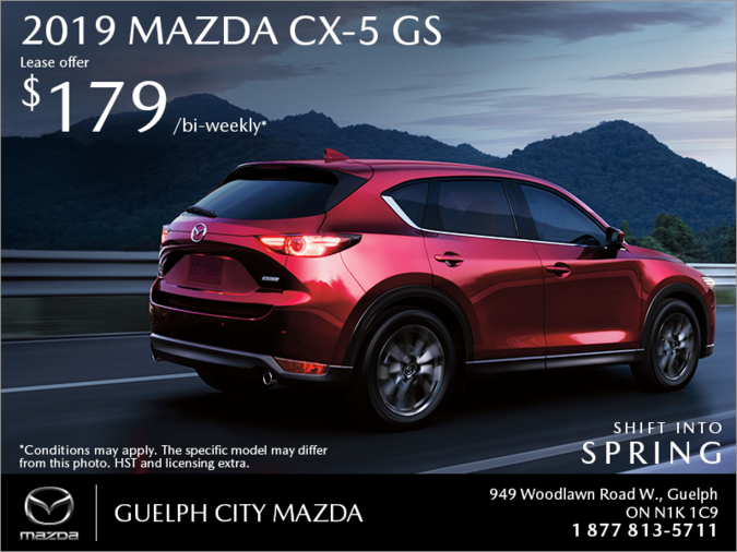 Guelph City Mazda - Get the 2019 Mazda CX-5 Today!