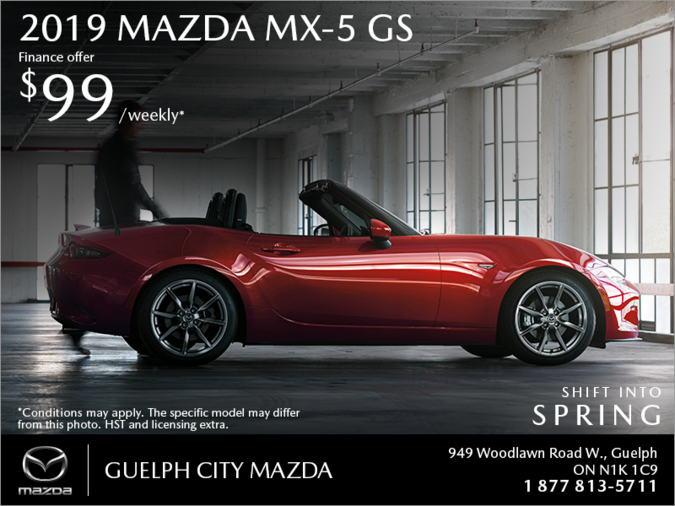 Guelph City Mazda - Get the 2019 Mazda MX-5 Today!