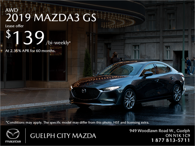 Guelph City Mazda - Get the 2019 Mazda3 Today!