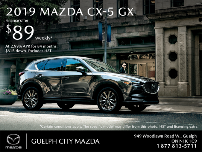 Guelph City Mazda - Get the 2019 Mazda CX-5 Today!