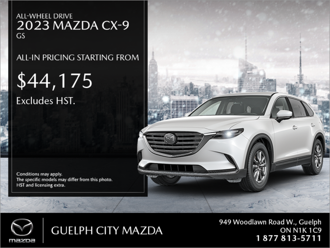 Guelph City Mazda - Get the 2023 Mazda CX-9 today!