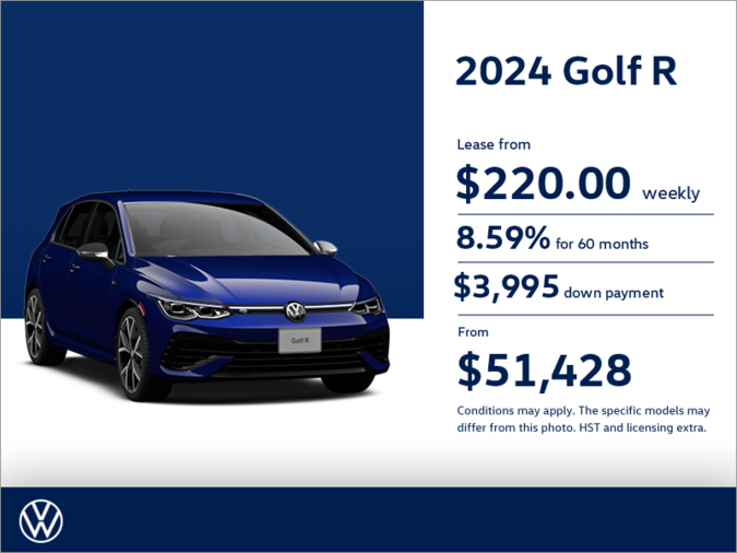 Get the 2024 Volkswagen Golf R Alliston Volkswagen