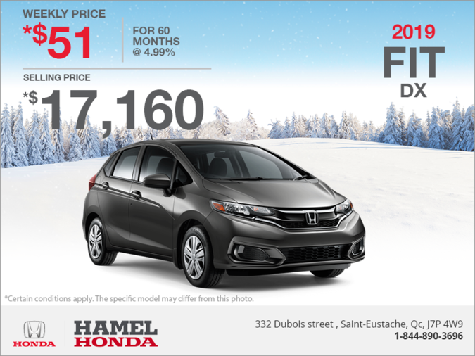 Lease the 2019 Honda Fit!