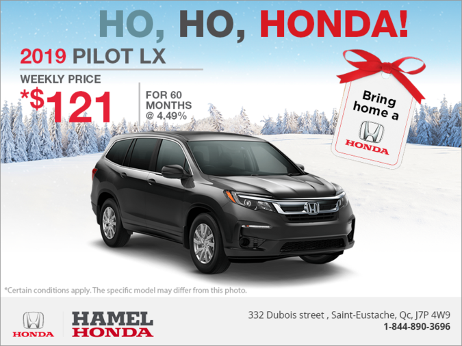 Lease the 2019 Honda Pilot!