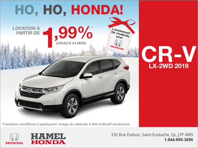 Louez le Honda CR-V 2019!