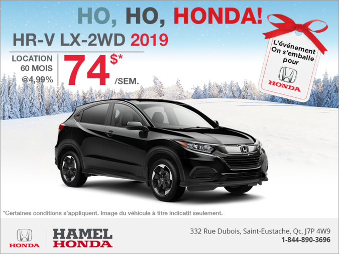 Louez le Honda HR-V 2019!