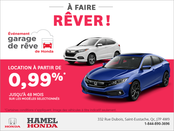 Événement garage de rêve de Honda