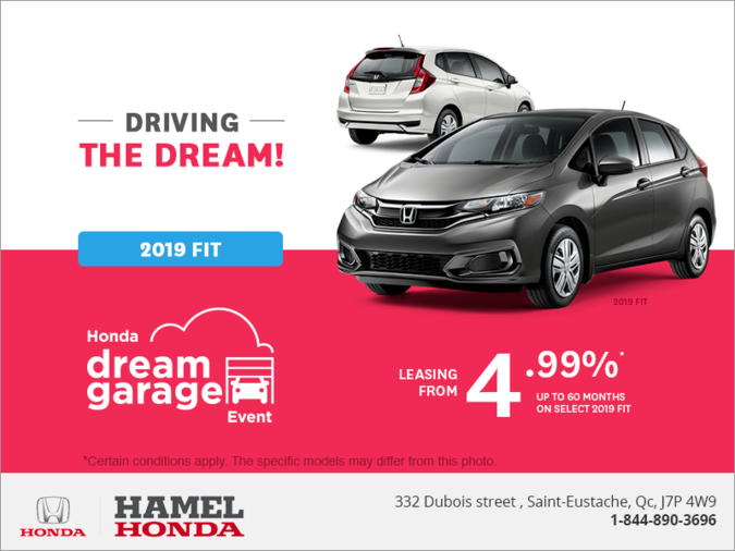 Lease the 2019 Honda Fit!