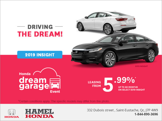 Lease the 2019 Honda Insight!