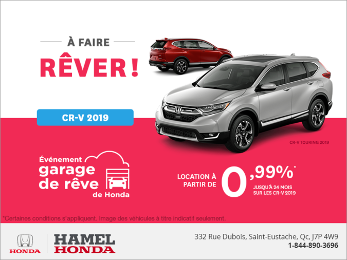 Louez le CR-V 2019!