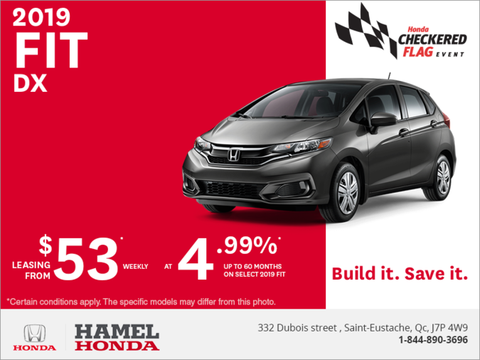 Lease the 2019 Honda Fit!