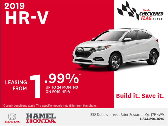 Lease the 2019 Honda HR-V!