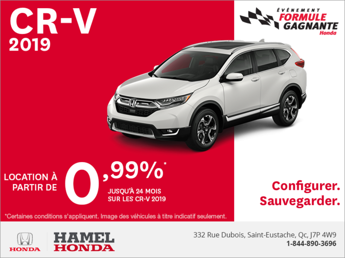 Louez le CR-V 2019!