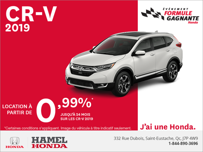 Louez le CR-V 2019!