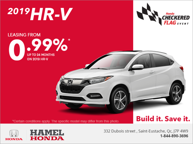 Lease the 2019 Honda HR-V!
