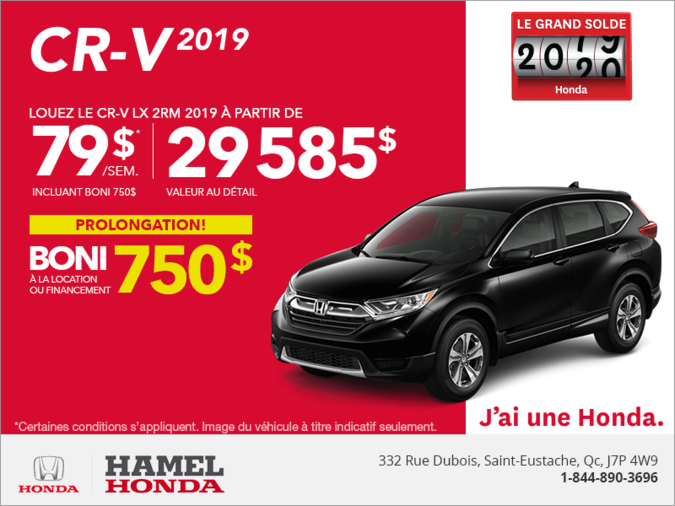 Louez le CR-V 2019!