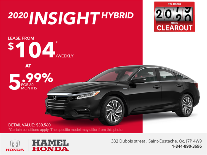 Lease the 2020 Honda Insight!
