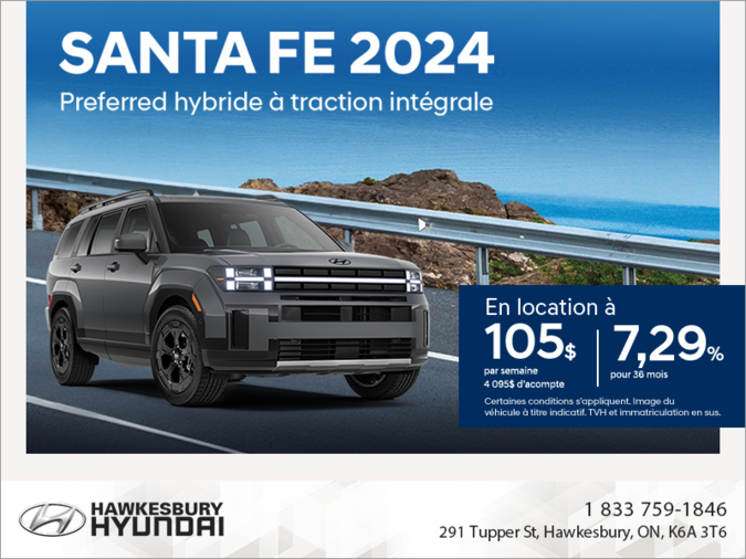 Procurez-vous le Hyundai Santa Fe 2024