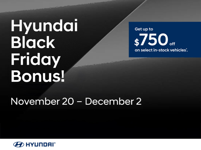 Hyundai Black Friday Event.