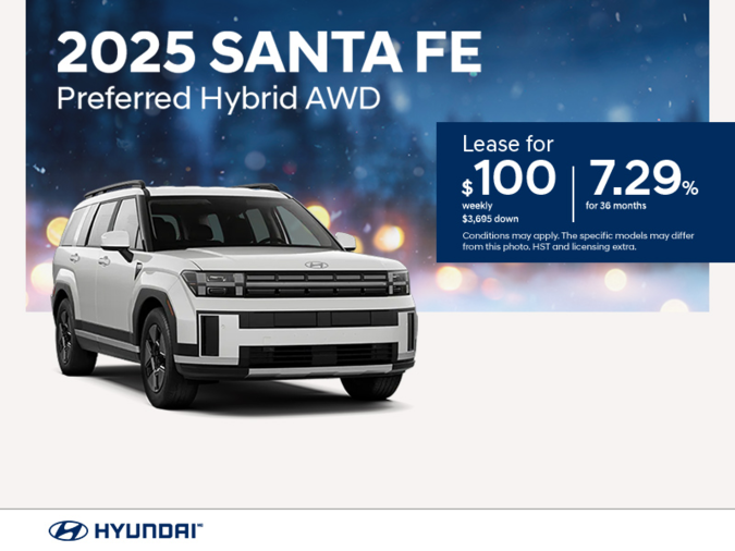 Get the 2025 Hyundai Santa Fe