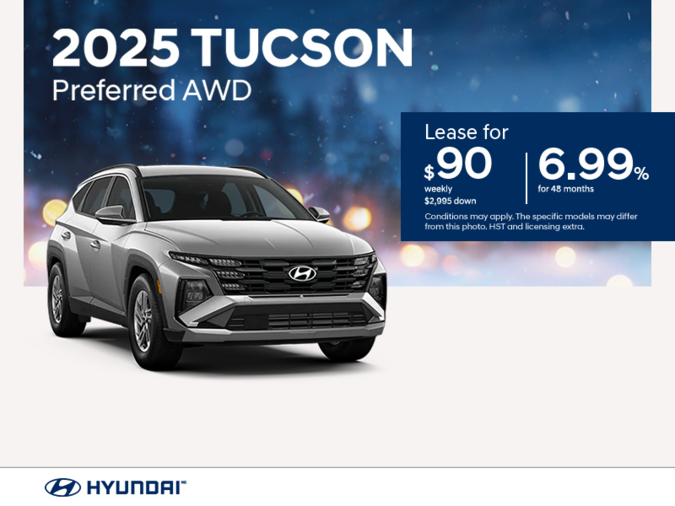 Get the 2025 Hyundai Tucson