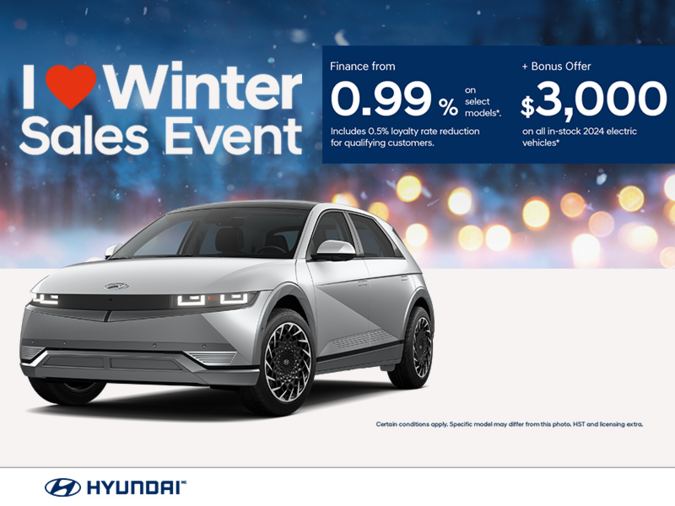 I love Winter Hyundai Sales Event