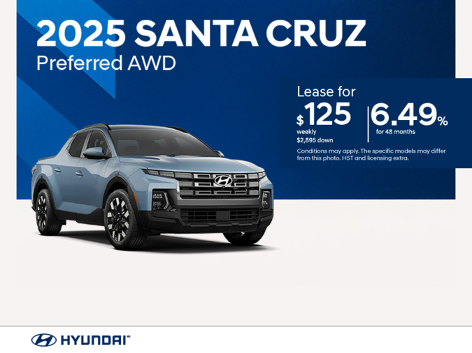 Get the 2025 Hyundai Santa Cruz