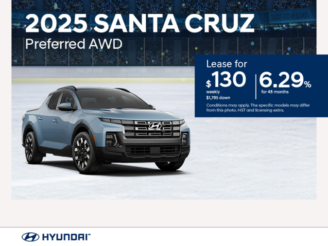 Get the 2025 Hyundai Santa Cruz