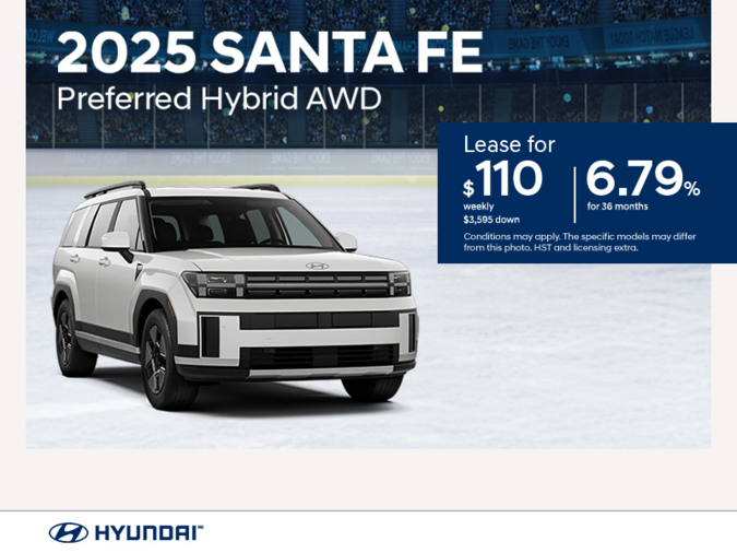 Get the 2025 Hyundai Santa Fe