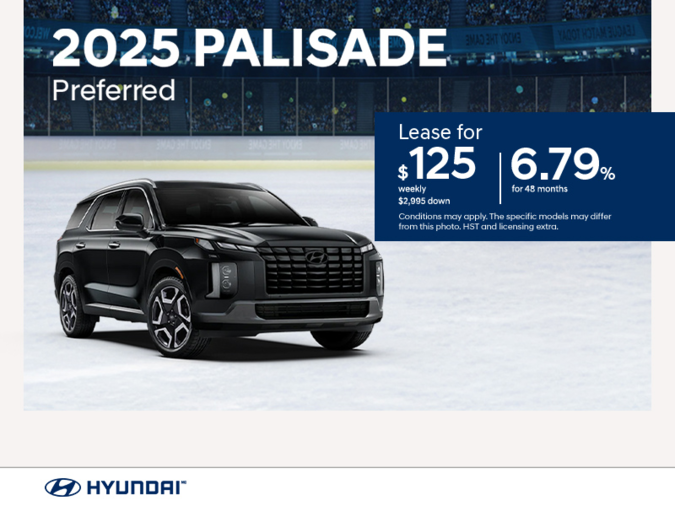 Get the 2025 Hyundai Palisade