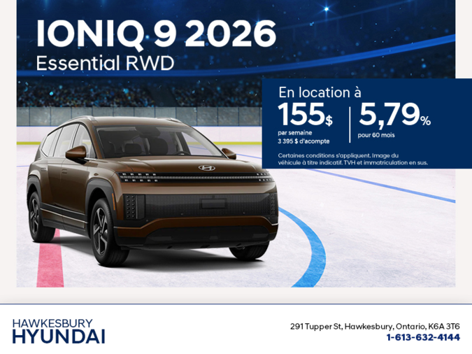 Procurez-vous le Hyundai Ioniq 9 2026