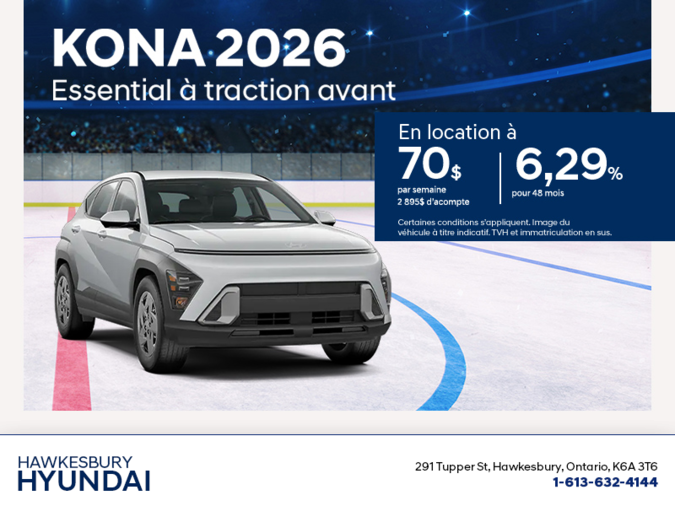 Procurez-vous le Hyundai Kona 2026