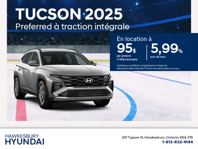 Procurez-vous le Hyundai Tucson 2025