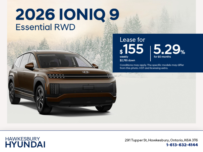 Get the 2026 Hyundai IONIQ 9
