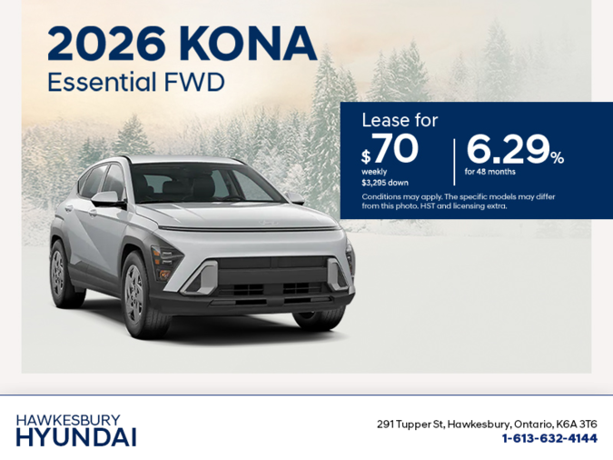Get the 2026 Hyundai Kona