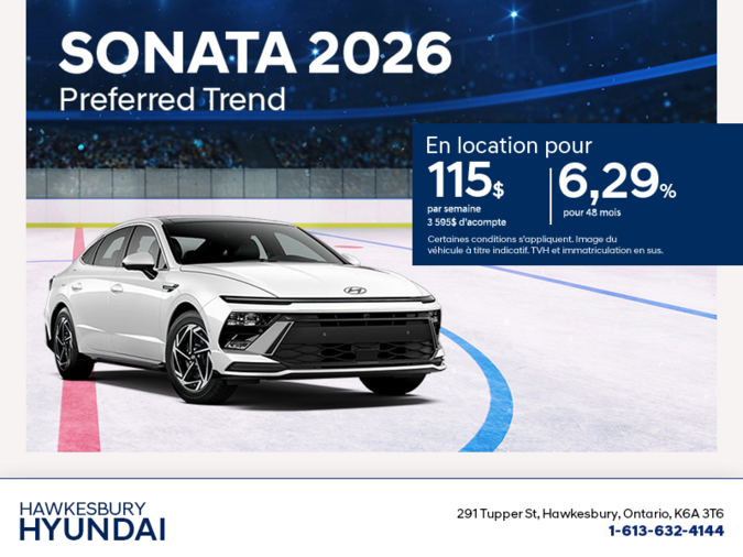 Procurez-vous le Hyundai Sonata 2026