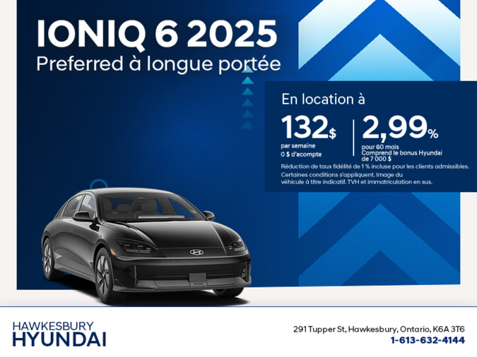 Procurez-vous le Hyundai Ioniq 6 2025