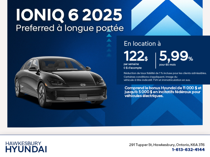 Procurez-vous le Hyundai Ioniq 6 2025