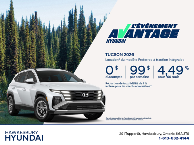 Événement du mois de Hyundai