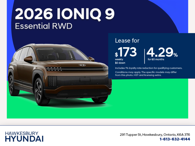 Get the 2026 Hyundai IONIQ 9