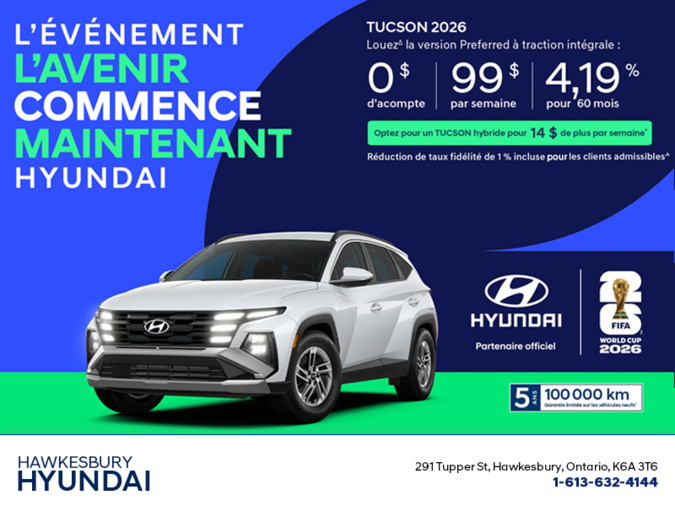 L'événement Hyundai Tucson