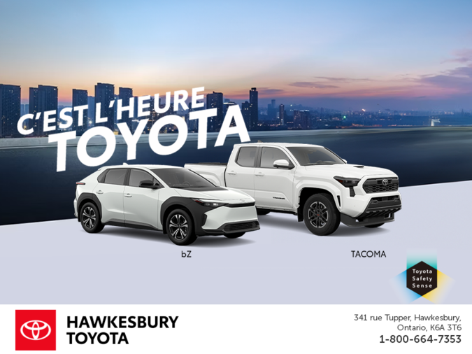 C'est l'heure Toyota!