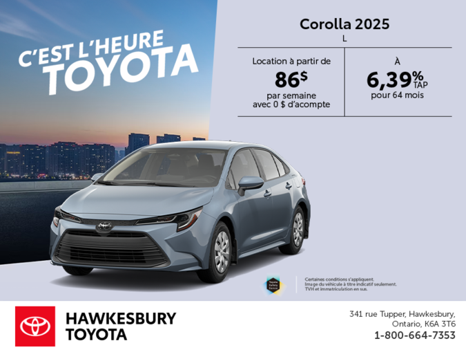 Toyota Corolla 2025