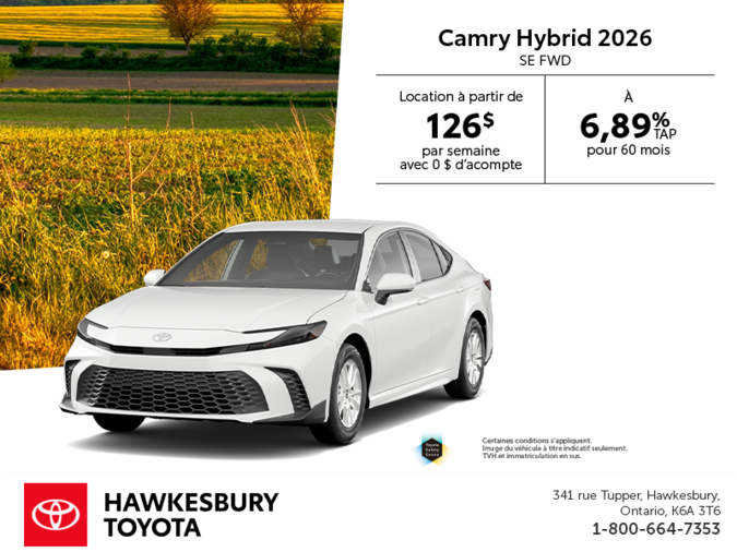 Toyota Camry Hybrid 2026