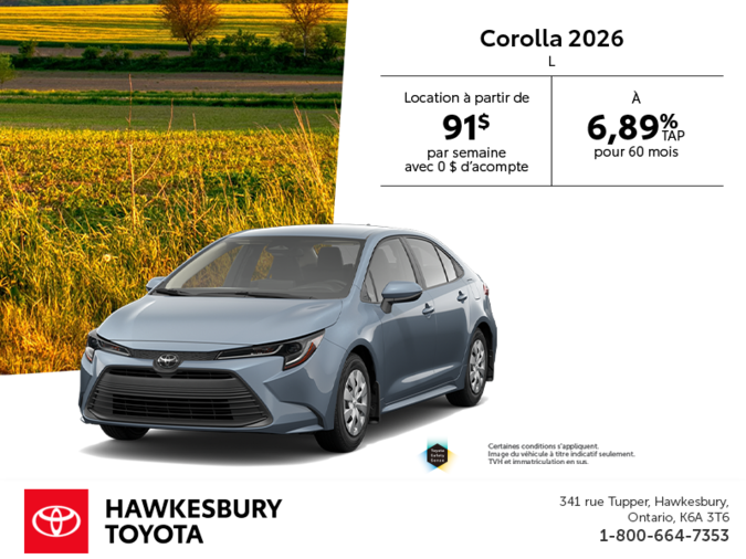 Toyota Corolla 2025